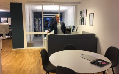 HusmanHagberg i Täby effektiviserar kontoret med Hilo Flexwall
